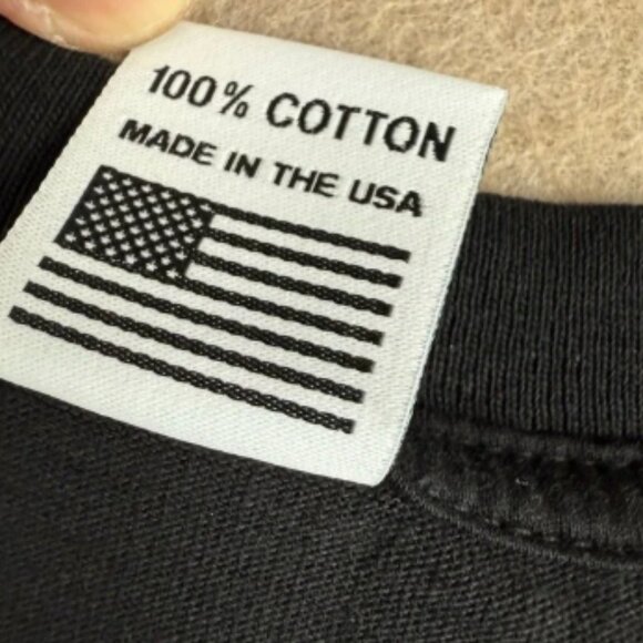 Powers Supply Shirt Men L Black Graphic Hallelujah 16‎ 4904 Cotton USA Made - Picture 4 of 9